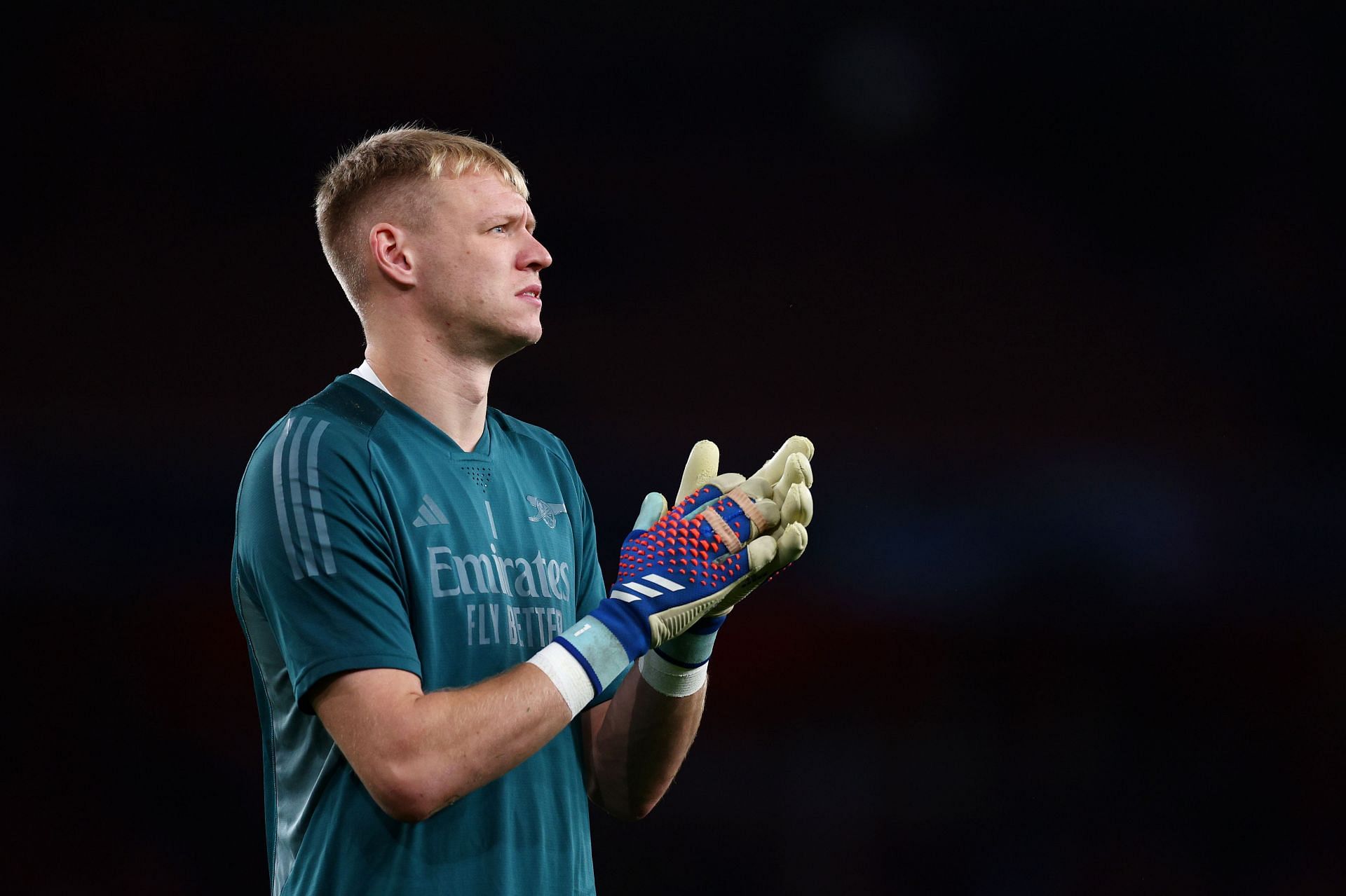 Aaron Ramsdale's future at the Emirates remains up in the air.